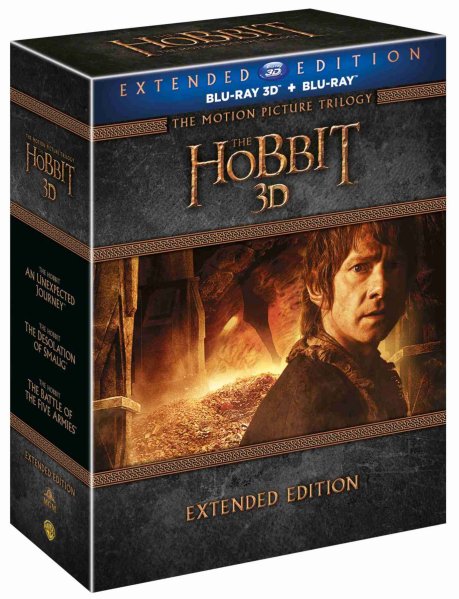 detail Hobit 1-3 kolekce (prodloužená verze, 15 BD) - Blu-ray 3D + 2D