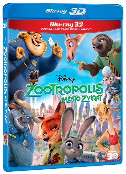 detail Zootropolis: Město zvířat - Blu-ray 3D + 2D