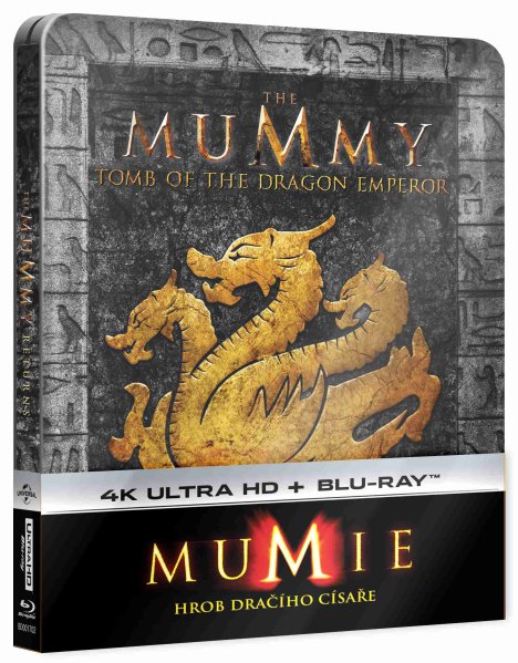 detail Mumie: Hrob Dračího císaře (4K ULTRA HD) - UHD Blu-ray+Blu-ray (2 BD) STEELBOOK