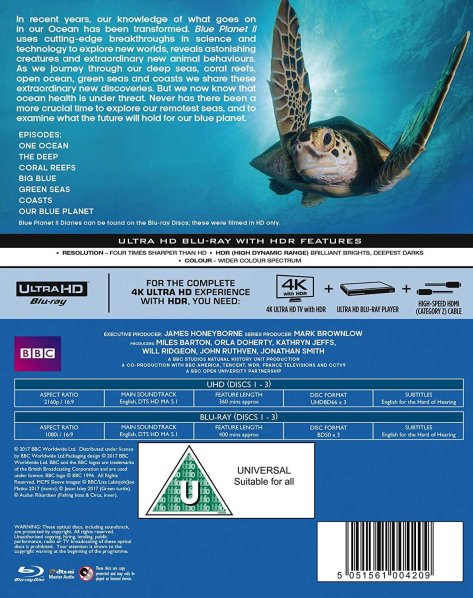 detail Modrá planeta II - 4K Ultra HD Blu-ray + Blu-ray 6BD (bez CZ)