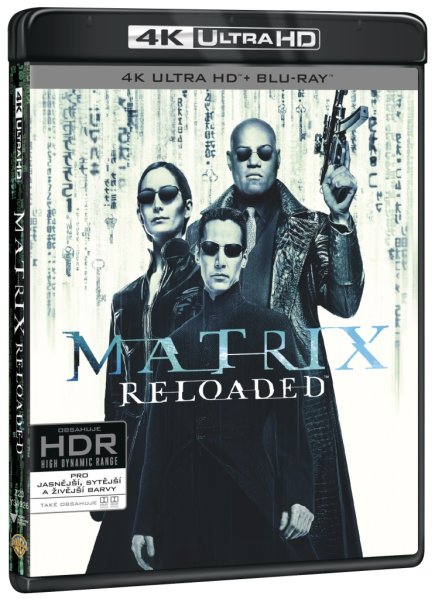 detail Matrix Reloaded - 4K Ultra HD + Blu-ray + bonus disk 3BD