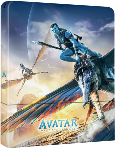 detail Avatar: The Way of Water - Blu-ray + BD bonus disk Steelbook Limitovaná edice