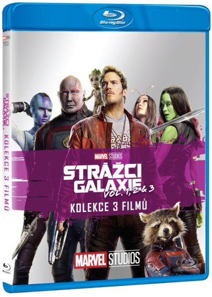 detail Strážci Galaxie 1-3 kolekce - Blu-ray 3BD