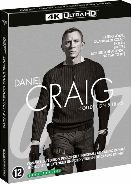 detail James Bond: Daniel Craig kolekce - 4K Ultra HD Blu-ray (5 filmů)