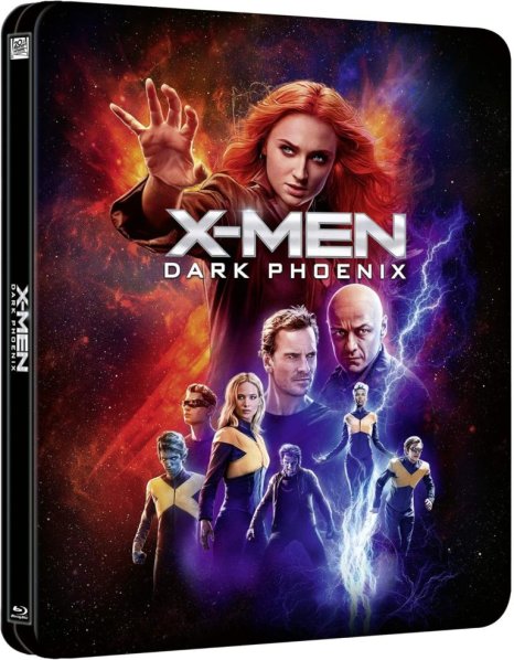 detail X-Men: Dark Phoenix - 4K UHD Blu-ray Steelbook + lentikulární magnet