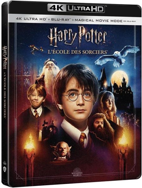 detail Harry Potter a Kámen mudrců (20. výročí) - 4K Ultra HD Blu-ray Steelbook