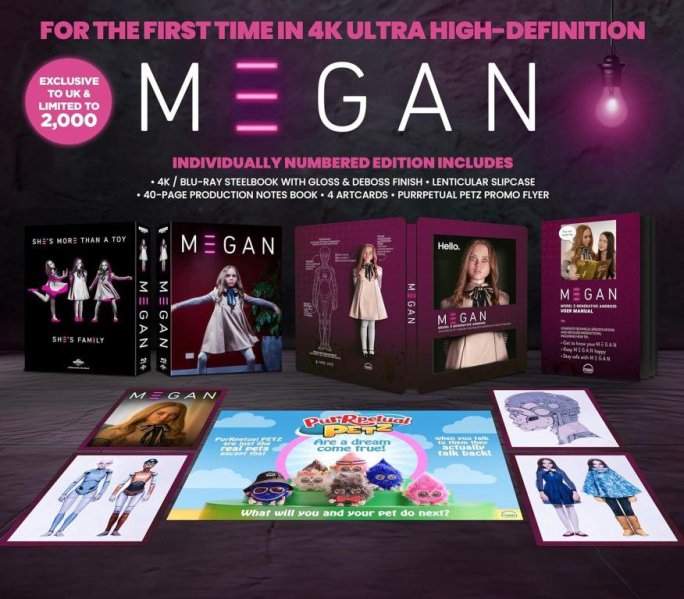 detail M3GAN - 4K UHD Blu-ray + BD Steelbook Limit. sběratelská edice (bez CZ)