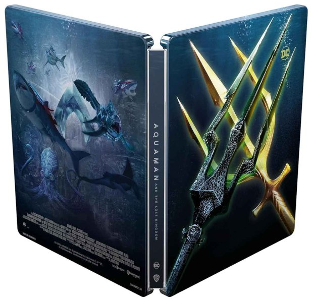 detail Aquaman a ztracené království - 4K UHD + BD (2BD) Steelbook Tridents