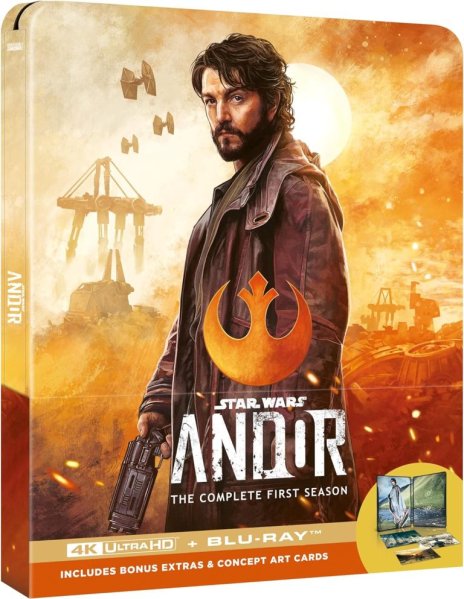 detail Star Wars Andor - 4K Ultra HD Blu-ray + Blu-ray Steelbook (bez CZ)