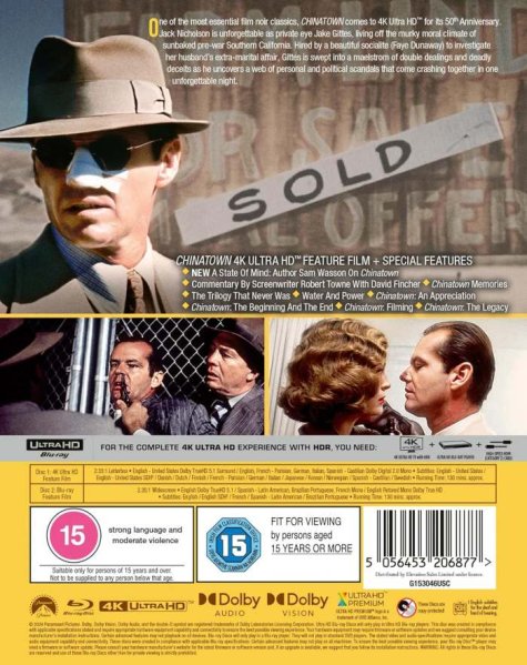 detail Čínská čtvrť - sběratelská edice k 50. výročí 4K Ultra HD + Blu-Ray (bez CZ)