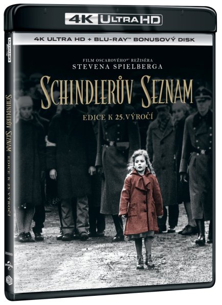 detail Schindlerův seznam - výroční edice 25 let - 4K UHD Blu-ray + BD bonus