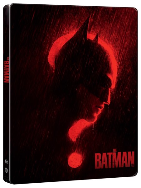detail Batman (2022) - 4K + BD + BD bonus Steelbook motiv Red Question Mark