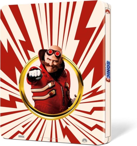 detail Ježek Sonic 3 - 4K Ultra HD Blu-ray + Blu-ray Steelbook Red