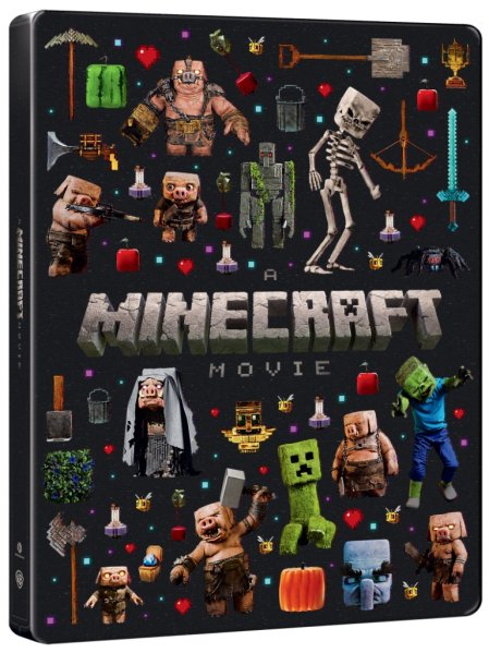 detail Minecraft film - Steelbook 4K Ultra HD + Blu-ray (2BD) motiv Collectors