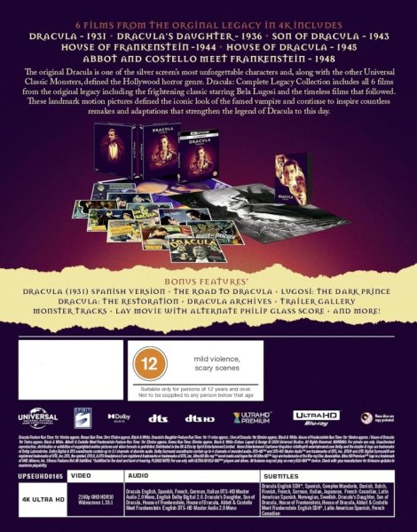 detail Dracula Limited Ultimate Collectors Edition - 4K Ultra HD Blu-ray (bez CZ)