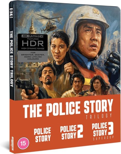 detail Police Story Trilogy - 4K Ultra HD Blu-ray Steelbook (bez CZ)