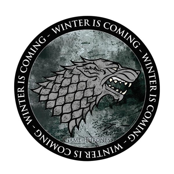 detail Podložka pod myš - Game of Thrones - Stark