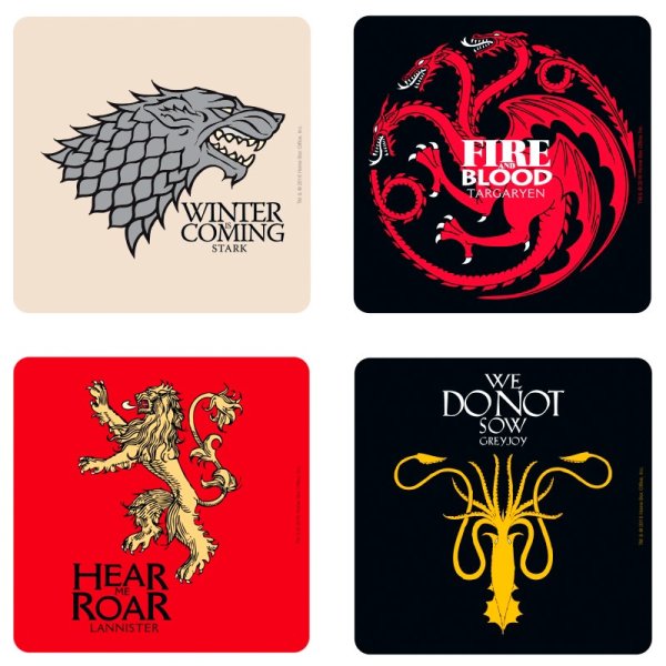 detail Podtácky Game of Thrones (4ks)