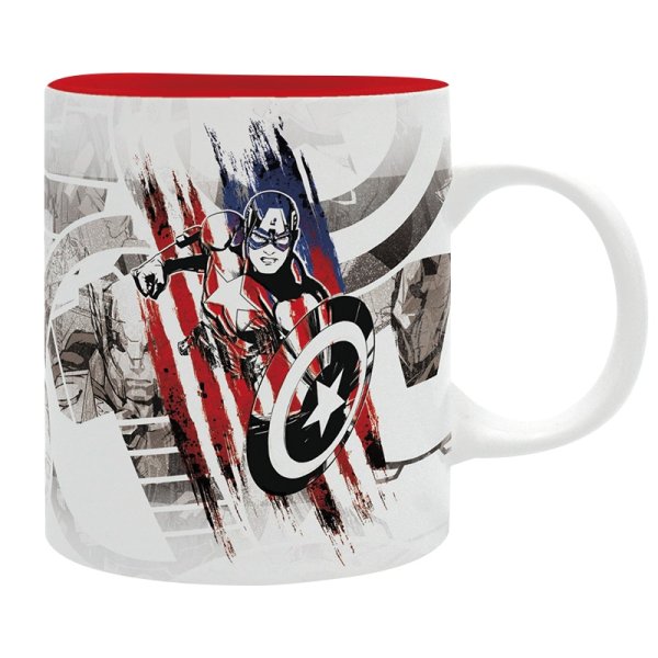 detail Hrnek Captain America - Red Edition 320ml