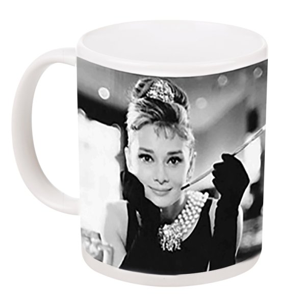 detail Hrnek Audrey Hepburn B&W 315 ml