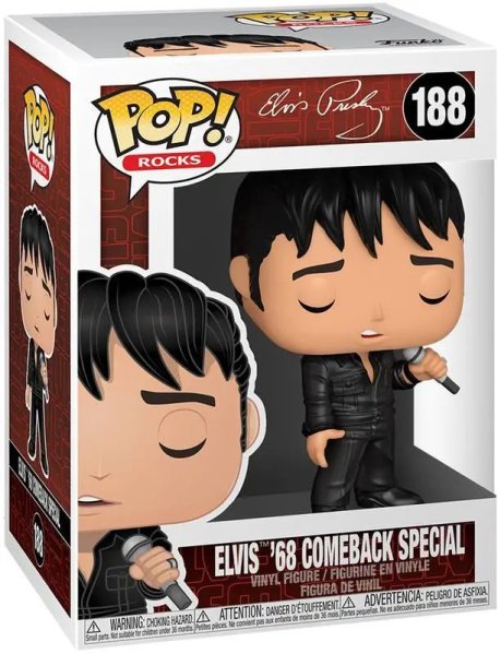 detail Funko POP! Rocks: Elvis - 68 Comeback Special