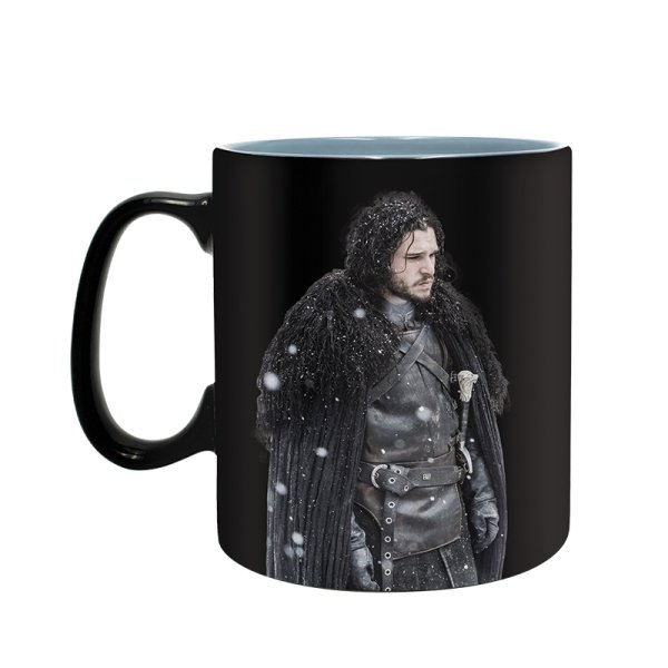 detail Hrnek Game of Thrones - Zima je tady měnící se 460 ml