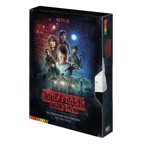 detail Zápisník Stranger Things - VHS A5
