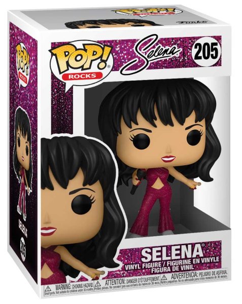detail Funko POP! Rocks: Selena (Burgundy Outfit)