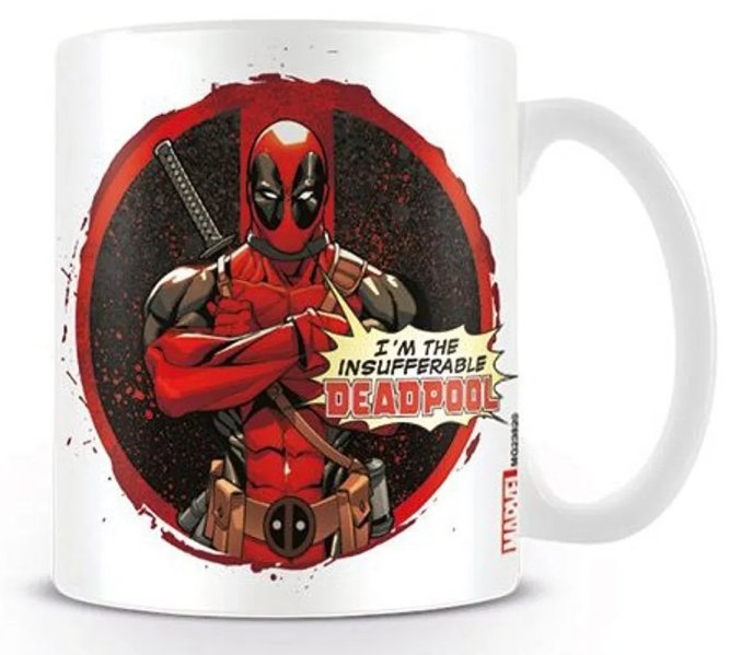 detail Hrnek Deadpool - Insufferable - 315 ml