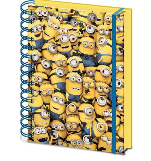 detail Zápisník - 3D Minions A5