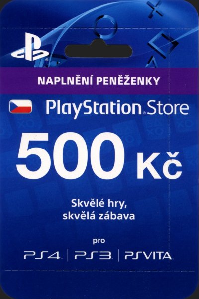 detail PLAYSTATION LIVE CARDS 500 Kč