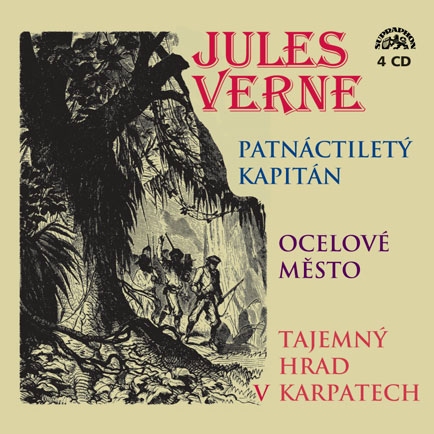 detail Verne, J. - 4 CD (Patnáctiletý kap., Ocelové město, Tajemný hrad v Karpatech)