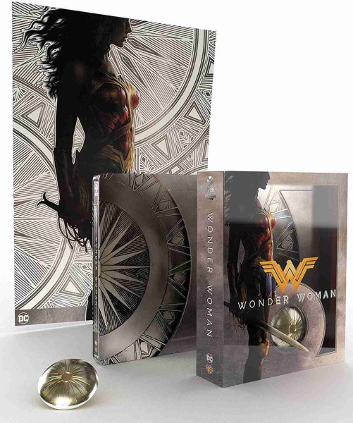 detail Wonder Woman 4K UHD Blu-ray + 3D Blu-ray Steelbook (Limitovaná edice)