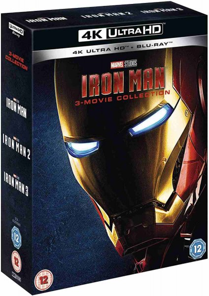 detail Iron Man 1-3 kolekce - 4K UHD Blu-ray + Blu-ray (bez CZ podpory)