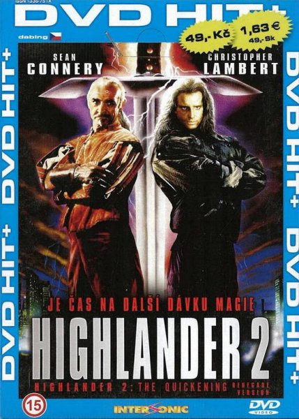 detail Highlander 2: Síla kouzla - DVD pošetka