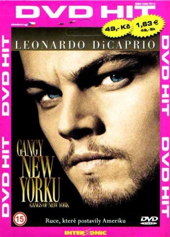 detail Gangy New Yorku - DVD pošetka