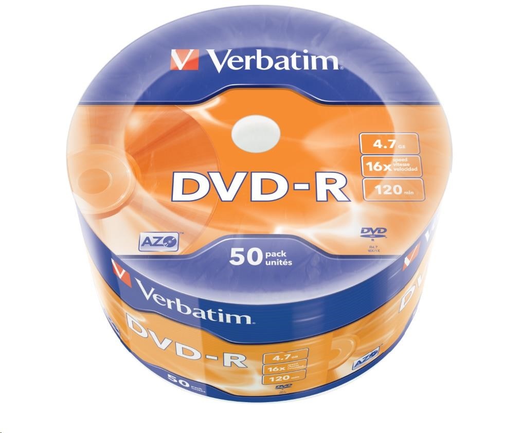 Verbatim DVD-R 4.7GB 50ks spindl | FilmGame