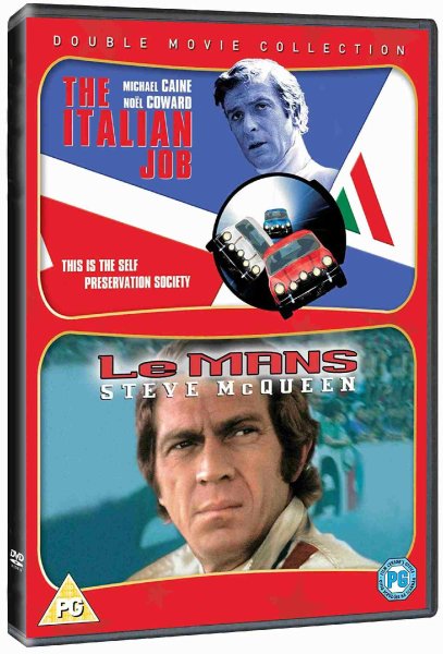 detail The Italian Job (1969) + Le Mans (1971) - 2DVD