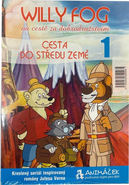 detail Willy Fog Cesta do středu Země Kolekce - 4 DVD pošetky