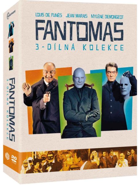 detail FANTOMAS KOLEKCE - 3 DVD
