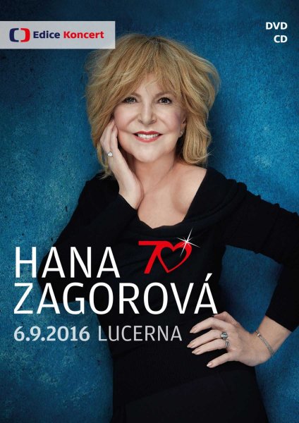 detail HANA ZAGOROVÁ - 70 (Lucerna 2016) - DVD + CD