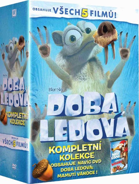 detail DOBA LEDOVÁ 1-5 KOLEKCE - 5 DVD + bonus Mamutí Vánoce