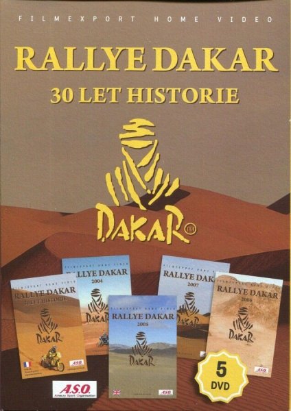 detail Rallye Dakar: 30 let historie - 5DVD pošetky