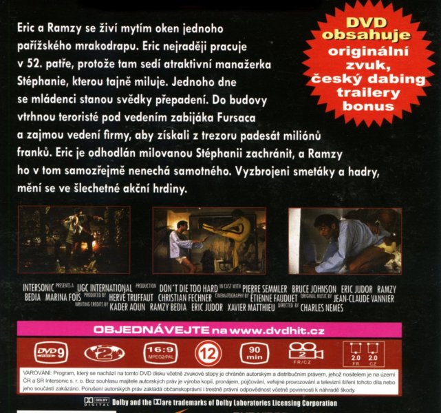 detail Téměř smrtonosná past - DVD pošetka