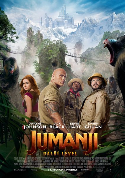 detail Jumanji: Další level - DVD (SK obal)