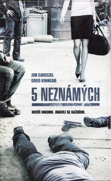 detail 5 neznámých - DVD pošetka