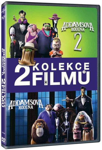 Addamsova rodina kolekce 1+2 - 2DVD