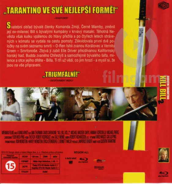 detail Kill Bill 2 - Blu-ray