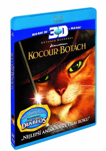 detail Kocour v botách - Blu-ray 3D + 2D (2BD)