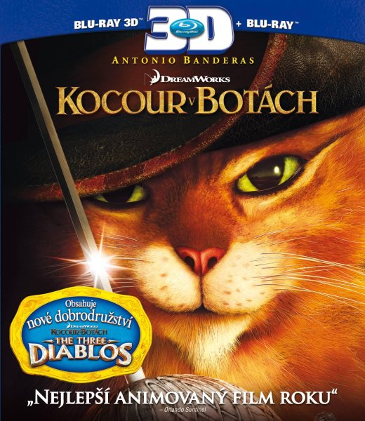 detail Kocour v botách - Blu-ray 3D + 2D (2BD)